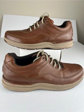 Rockport World Tour Classic CH3940 Brown Men’s Walking Oxford Shoes 11 Wide